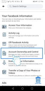 Tap Account Ownership and Control